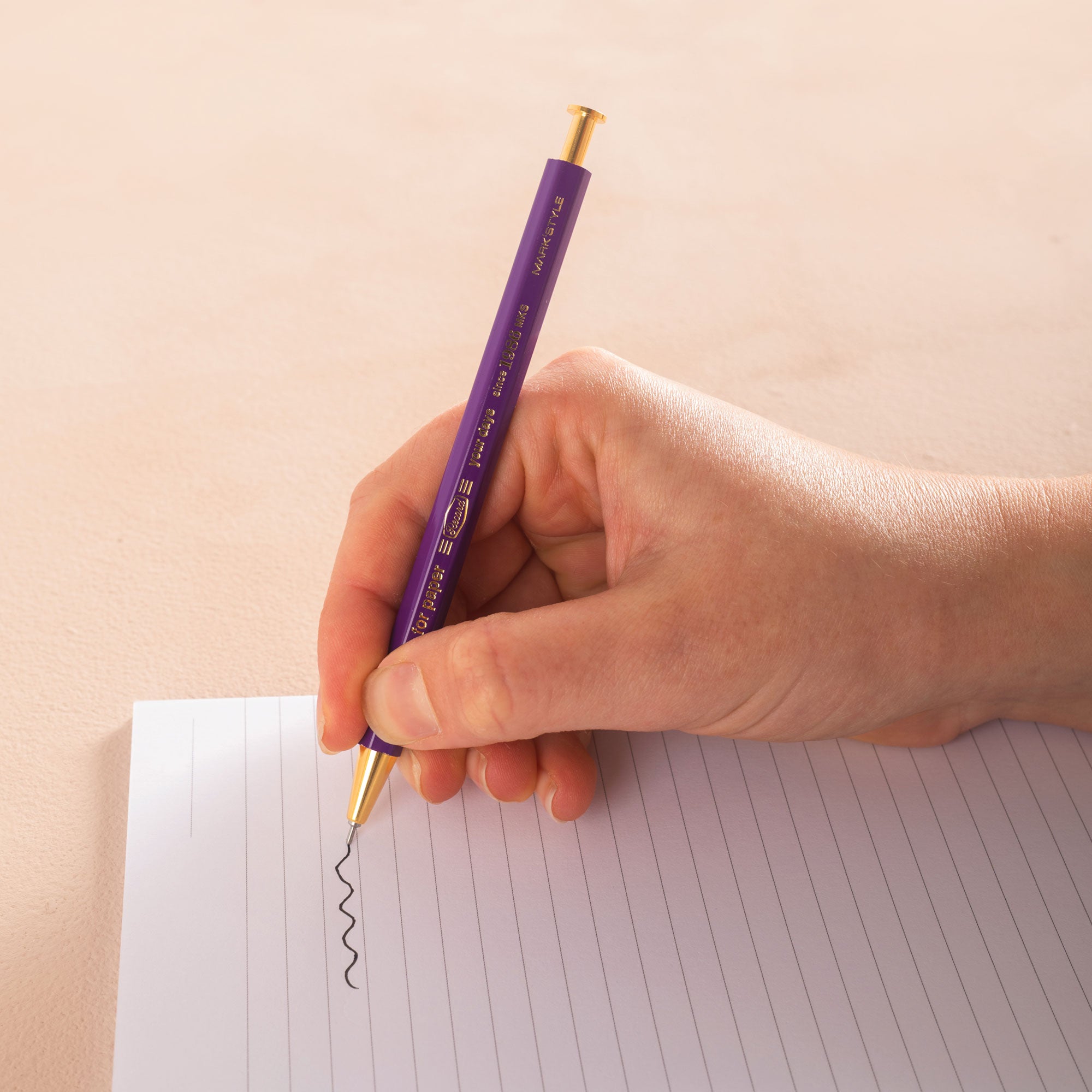 Time for Paper Dark Purple Pen 