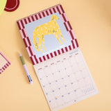 2027 wall calendar, UK and US holidays, week starts Monday