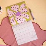 2027 wall calendar, UK and US holidays, week starts Monday