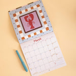 2027 wall calendar, UK and US holidays, week starts Monday