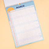 2027 A3 Family Planner | Tidal Waves