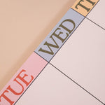 A4 Scandi Weekly Planner Pad, dedicated to-do list and notes section