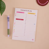 A5 Colour Theory Daily Planner Pad, dedicated to-do list section