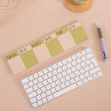 Matcha Keyboard Pad, slim 30 x 7.5cm size designed to fit above or below a keyboard