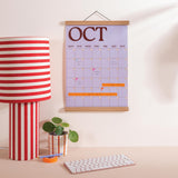 Large Monthly Undated A3 Wall Planner | 12 Page | Boho Scandi