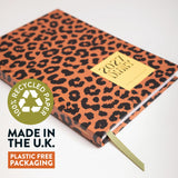 2027 Diary | A5 Hardcover Week to View | Leopard
