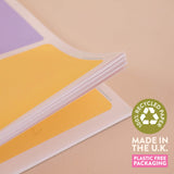 A4 Bright Side Weekly Planner Pad, space for notes alongside the weekly grid