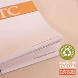 A4 Scandi Weekly Planner Pad, 52 tear-away pages on 100% recycled paper