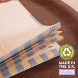 A4 Butter Blue Meal Planner Pad, A4 size on 100% recycled paper with cardboard backing