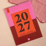 2027 A3 Family Wall Calendar | Bold Block