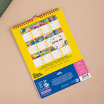 2027 Design Museum Calendar, Bold Type, back cover with 2028 overview and week numbers