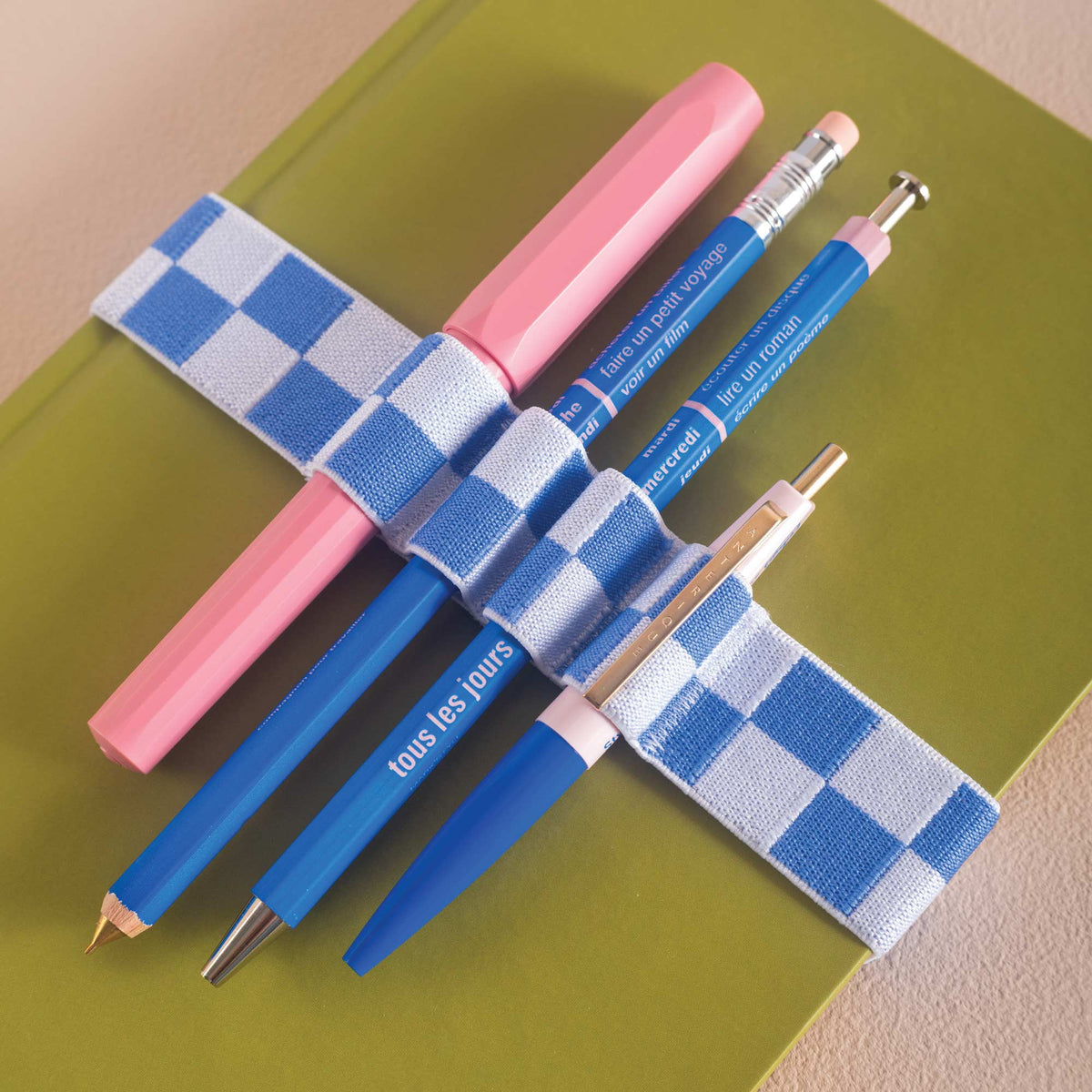 Pen Holder Book Band | Blue