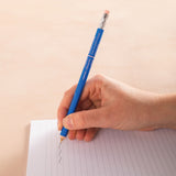Mechanical pencil in ocean blue, tous les jours french days of the week