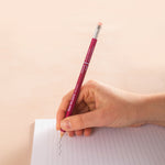 Mechanical pencil in wine red, tous les jours french days of the week