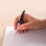 Retro design Ballpoint pen, purple and navy, Anterique x Days