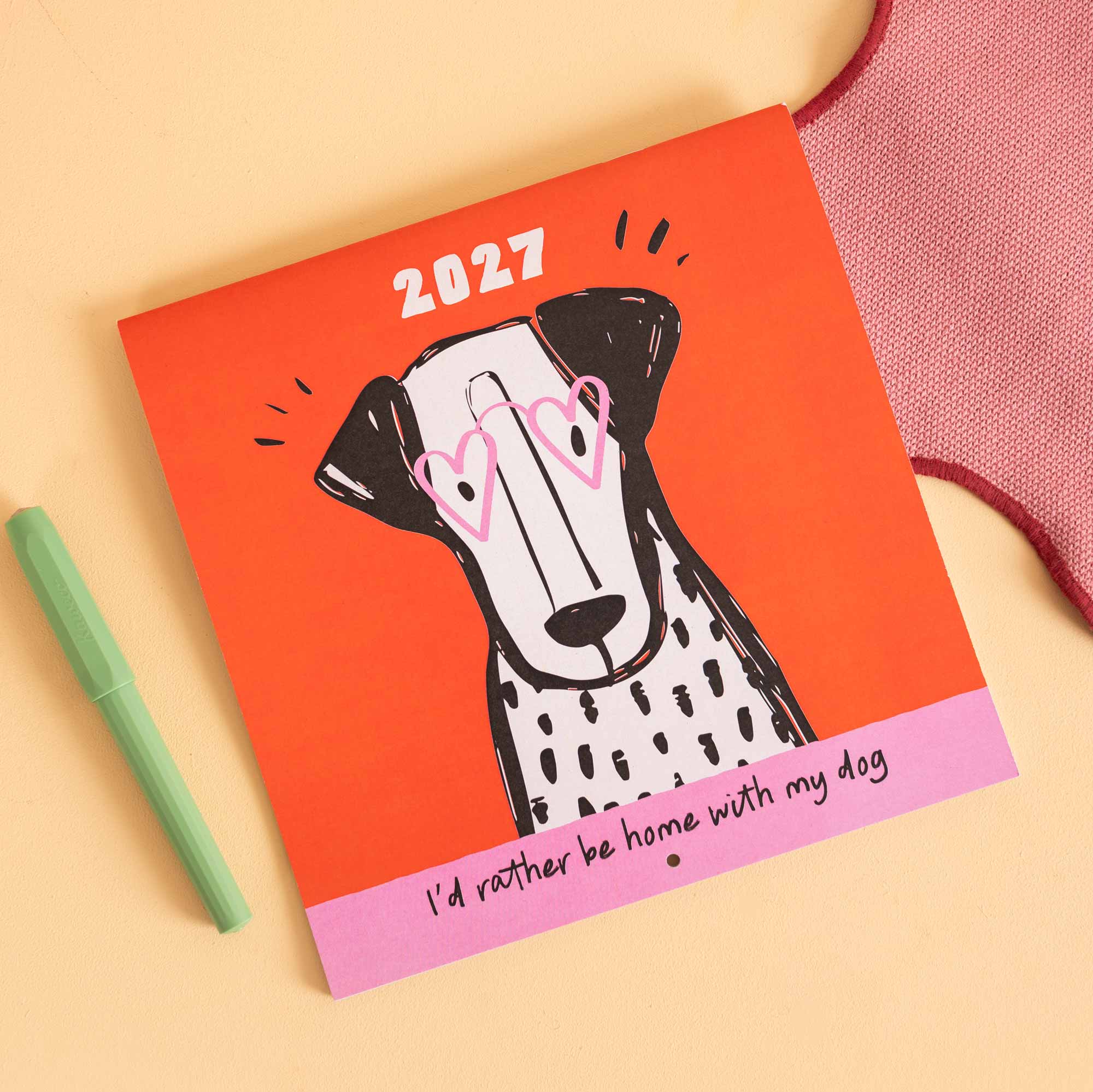Dog Life calendar, mini month ahead view for forward planning