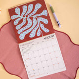 Les Fleurs calendar, mini month ahead view for forward planning