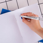 A5 Design Museum Building Notebook, 100% recycled paper, plastic-free packaging