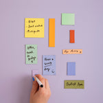 Colourblock memo magnets shown with the dry-erase marker for writing reminders
