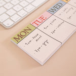 Scandi Keyboard Pad, 50 tear-away pages printed on 100gsm recycled paper