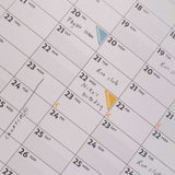 2027 Large A1 Wall Planner | Portrait | Black & White
