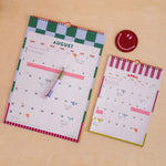 2027 Checks & Stripes A3 Calendar, UK and US holidays included