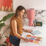 A3 Wipeable Weekly Planner | Recycled Acrylic | Earthy Arches | Optional Wall Mounts