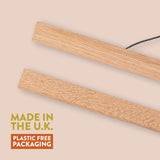 Magnetic Oak Wall Planner Hanger | 20" / 51 cm | Large
