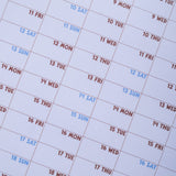 2026-2027 Academic Year Wall Planner | Portrait | Glacier Blue