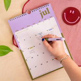 2027 Bold Block A4 Calendar, clear monthly date grid