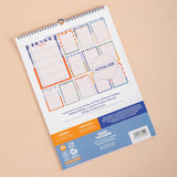 2027 A3 Family Wall Calendar | Coastal Stripe