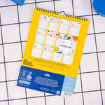 2027 Design Museum Dots & Grids A4 Calendar, 2027 overview and 2028 overview