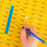 2027 Design Museum Yellow Wall Planner, January to December 2027