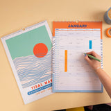 2027 A3 Family Planner | Tidal Waves