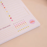 A4 Colour Theory Weekly Planner Pad, 52 tear-away pages on 100% recycled paper