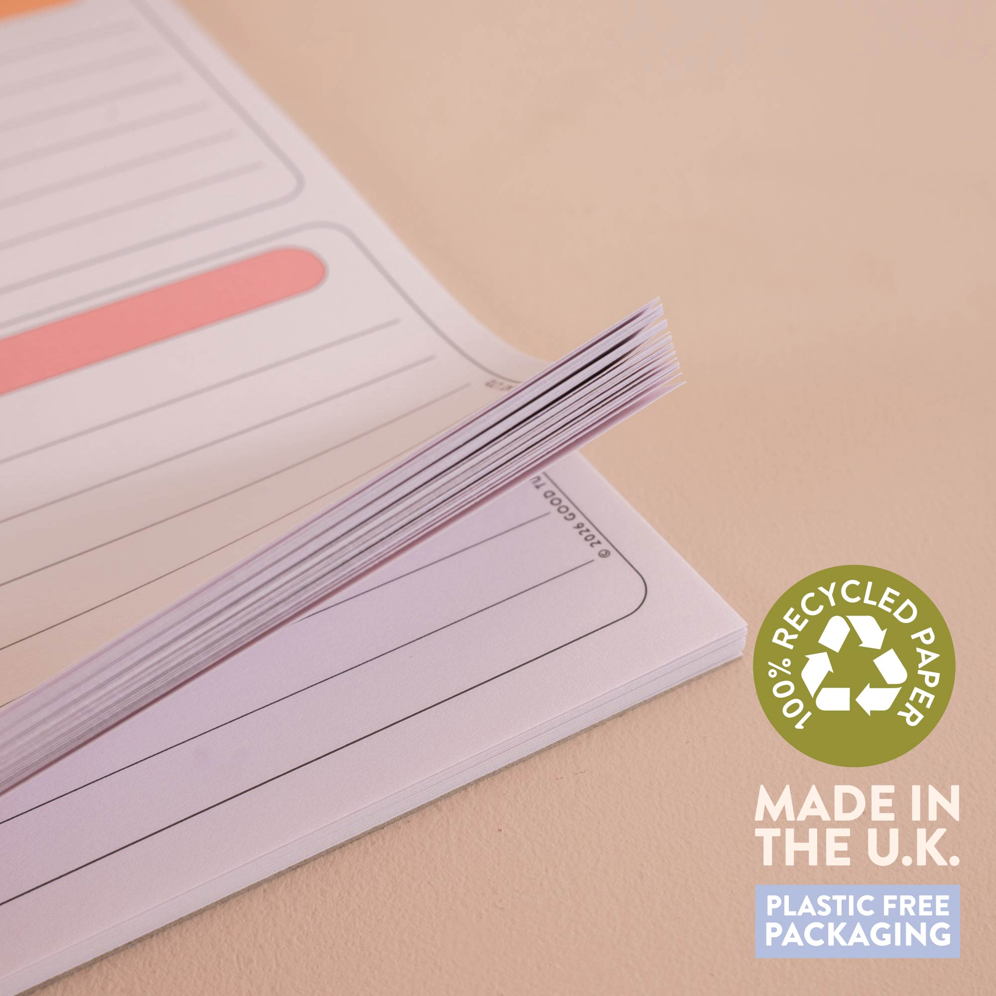 100% recycled and recyclable paper, printed using vegetable-based inks