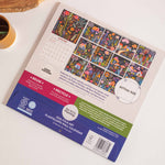 Good Tuesday 2026 Calendar with bold, colourful folk art plantscape designs 