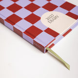 2027 Diary | A5 Hardcover Week to View | Blue Berry Check