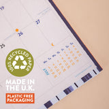 2027 Calendar | Coastal Stripe | A4