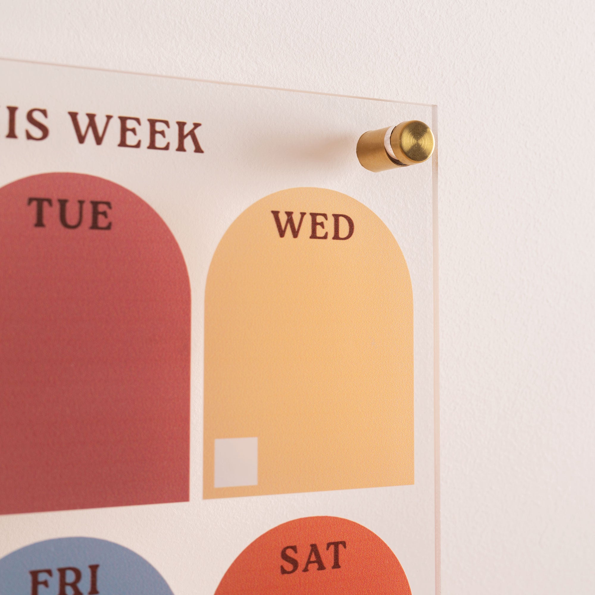 A4 wipeable weekly planner with week at a glance layout and to do section