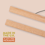 Magnetic Oak Wall Planner Hanger | 12" / 30.5 cm | Medium (A3)