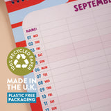 2027 A3 Family Wall Calendar | Colour Flow