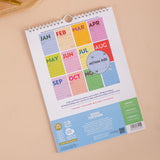 2027 Calendar | Colourburst | A4