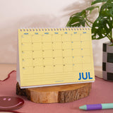 January to December 2027 year overview at the front, Colourburst Desk Calendar