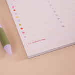 A5 Colour Theory Daily Planner Pad, compact A5 size, magnet compatible for display
