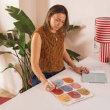 A4 Wipeable Weekly Planner | Recycled Acrylic | Earthy Arches | Optional Wall Mounts