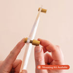 A4 wipeable weekly planner wall mount detail with fixings for display