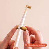 A4 wipeable weekly planner wall mount detail with fixings for display