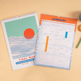 2027 A3 Family Planner | Tidal Waves