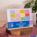 150gsm recycled and recyclable inner pages, Colourburst Desk Calendar